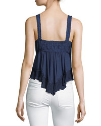 Romeo & Juliet Couture Cold Dyed Embroidered Tank