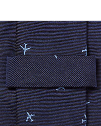 Paul Smith 65cm Embroidered Silk Faille Tie