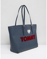 Tommy Hilfiger Ew Embroidered Tote Bag