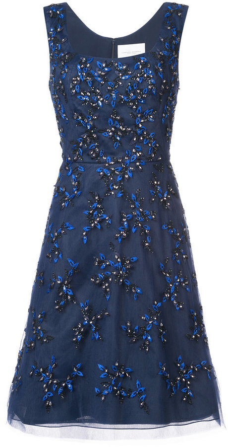embargo Arrest logic Carolina Herrera Sequin Embroidered Tulle Dress, $4,990 | farfetch.com |  Lookastic