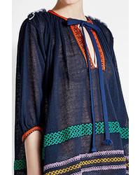 Sonia Rykiel Embroidered Tunic With Cotton
