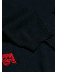 Gucci Embroidered V Neck Sweater