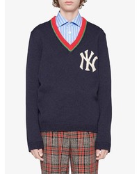 Gucci Sweater With Ny Yankees Patch