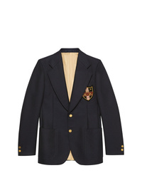Gucci Wool Jacket With Patches
