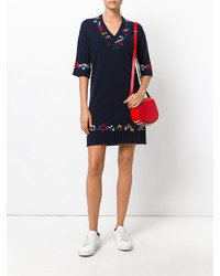 Love Moschino Embroidered Flared Dress