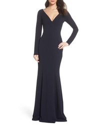Katie May Cleo Back Cutout Trumpet Gown