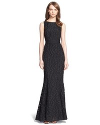 St. John Collection Cheetah Fil Coup Gown