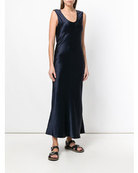 Theory Fitted Flared Maxi Dress