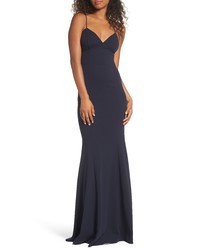 Katie May Luna Stretch Crepe Gown
