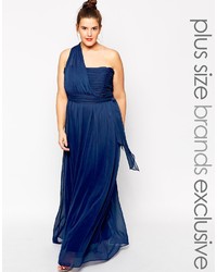 Truly You One Shoulder Maxi Dress
