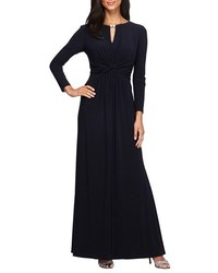 Alex Evenings Ruched Gown
