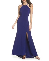 Morgan & Co. Strappy Trumpet Gown