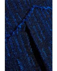 Roland Mouret Turret Strapless Cloqu Gown Blue