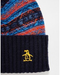 Original Penguin Fairisle Wool Bobble Hat