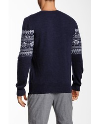 Barque Wool Blend Fair Isle Sweater