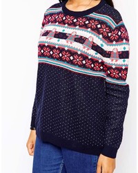 Asos Curve Sweater With Holidays Eskimo