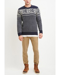 Forever 21 Fair Isle Patterned Sweater