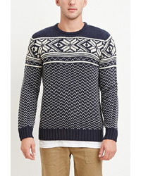 Forever 21 Fair Isle Patterned Sweater