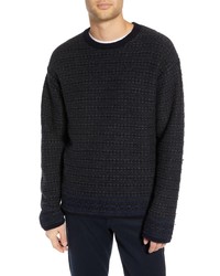 Vince Fair Isle Reversible Yak Wool Sweater