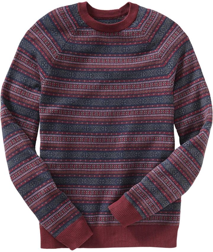 Old Navy Fair Isle Sweaters, $29 | Old Navy | Lookastic