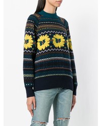 Sacai Front Patterned Sweater