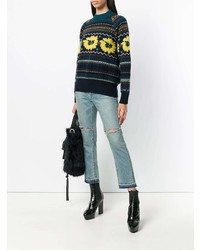 Sacai Front Patterned Sweater