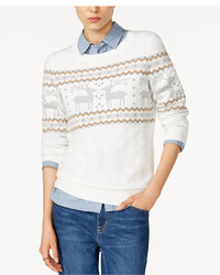 Tommy Hilfiger Reindeer Fair Isle Sweater Only At Macys