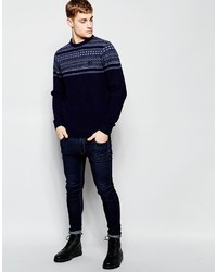 Fred Perry Sweater With Fair Isle