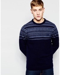 Fred Perry Sweater With Fair Isle