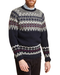 Barbour Wetheral Fair Isle Crewneck Regular Fit Sweater