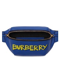 Burberry Medium Graffiti Print Leather Bum Bag