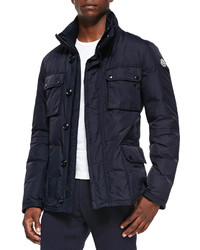 Moncler Amazonne Quilted Field Jacket Navy