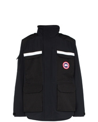Canada Goose Photojournalist Logo Patch Hooded Jacket