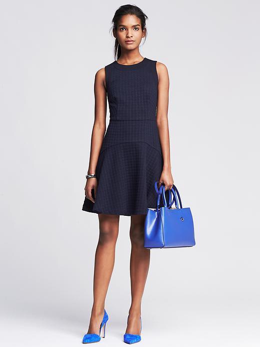 Banana republic fit store and flare dress