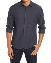 Benson Cotton Blend Flannel Button Up Shirt