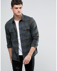 RVCA Flannel Shirt With Flap Pockets