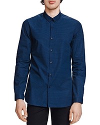 The Kooples Graphic Flannel Slim Fit Button Down Shirt