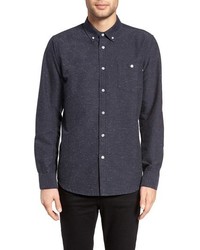 Obey Hadley Slim Fit Nep Flannel Woven Shirt
