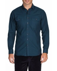 Alton Lane Jackson Everyday Solid Flannel Button Up Shirt