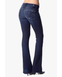 7 For All Mankind A Pocket Flare In Monarq Blue