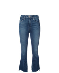 Mother Cropped Bootcut Jeans