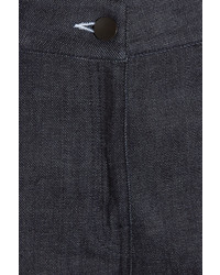 Calvin Klein Collection Cropped High Rise Flared Jeans Indigo