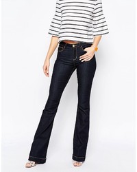 Love Moschino Embroidered Flare Jeans