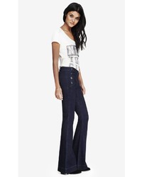 Express Mid Rise Bell Flare Sailor Jean