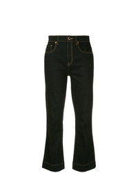 Khaite Fiona Cropped Flare Jeans