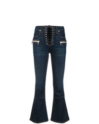 Unravel Project Flared Corset Jeans