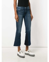 Frame Denim Flared Cropped Jeans
