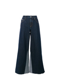 Ck Jeans Flared Jeans With Frayed Edges