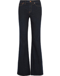 Madewell Flea Market High Rise Flared Jeans Dark Denim