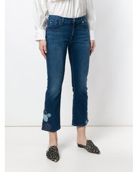 7 For All Mankind Flower Patch Cropped Jeans
